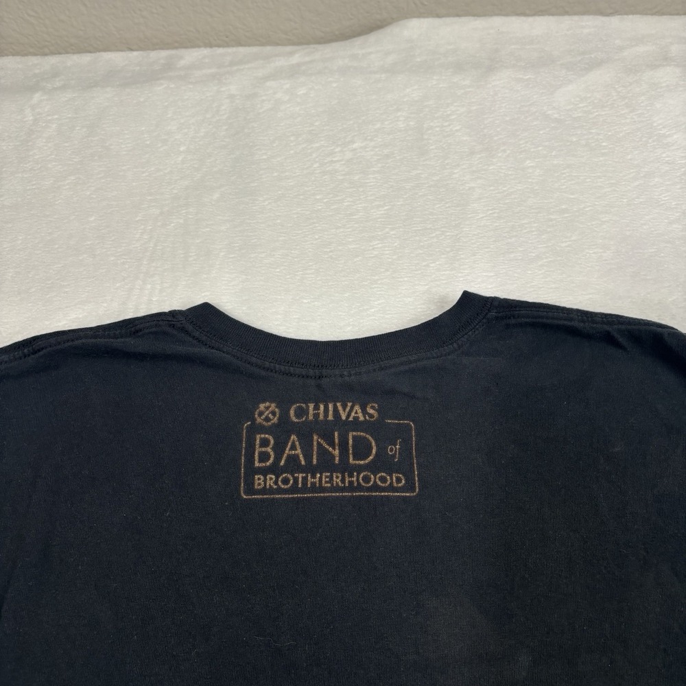 VTG Y2K Mana Chivas Band of Brotherhood Black Short Sleeve Graphic Shirt Men's L - Picture 7 of 10